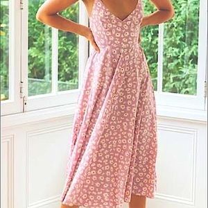 Dressbarn Spaghetti Strap Midi Dress, XL